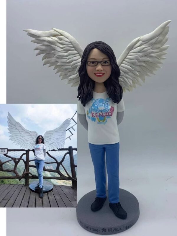 Custom Polymer Clay Figurine – Personalized Couple Wedding Statue, Family Portrait Sculpture, Graduation Keepsake & Professional Career Gift (Doctor, Police, Lawyer) - Image 8
