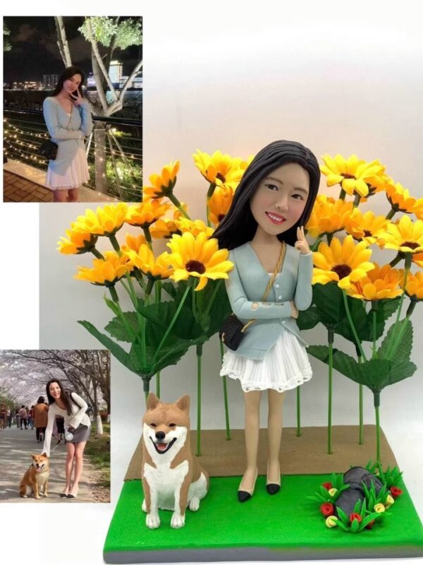Custom Polymer Clay Figurine – Personalized Couple Wedding Statue, Family Portrait Sculpture, Graduation Keepsake & Professional Career Gift (Doctor, Police, Lawyer) - Image 4